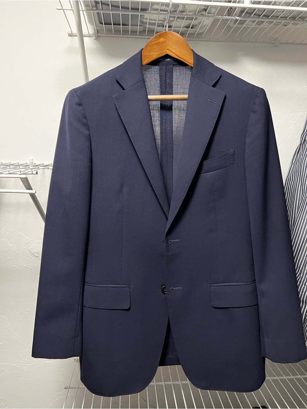 Suitsupply Men’s Havana 40R Blue Suit